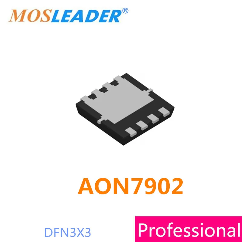 AON7902 DFN3X3 100PCS 7902 DFN3 Dual Asymmetric N-Channel 30V 47A 27A Original High quality