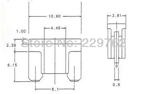 shhworldsea 300pcs auto  micro mini Fuse Car Boat Truck Blade fuses 5A 7.5A 10A 15A 20A 25A 30A 35A 40A-micro mixed