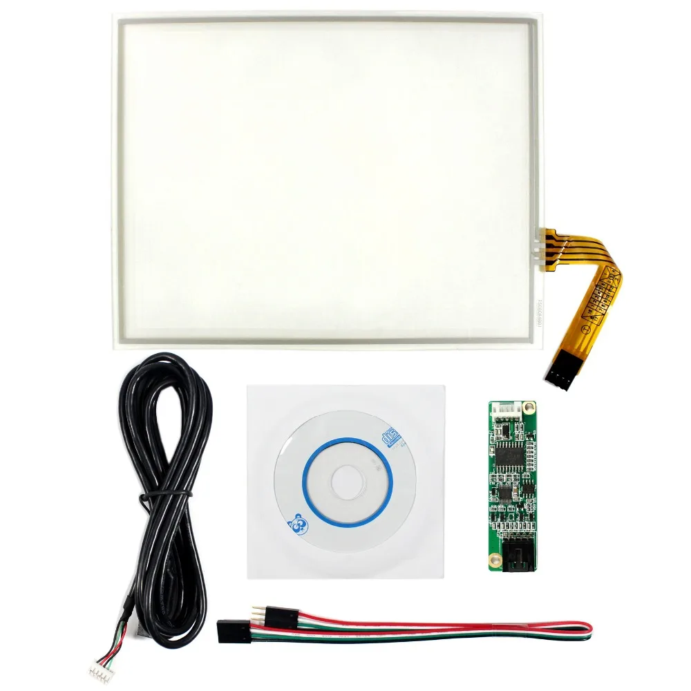 Écran tactile LCD, 8 pouces, 800x600, 1024x768, avec carte contrôleur USB