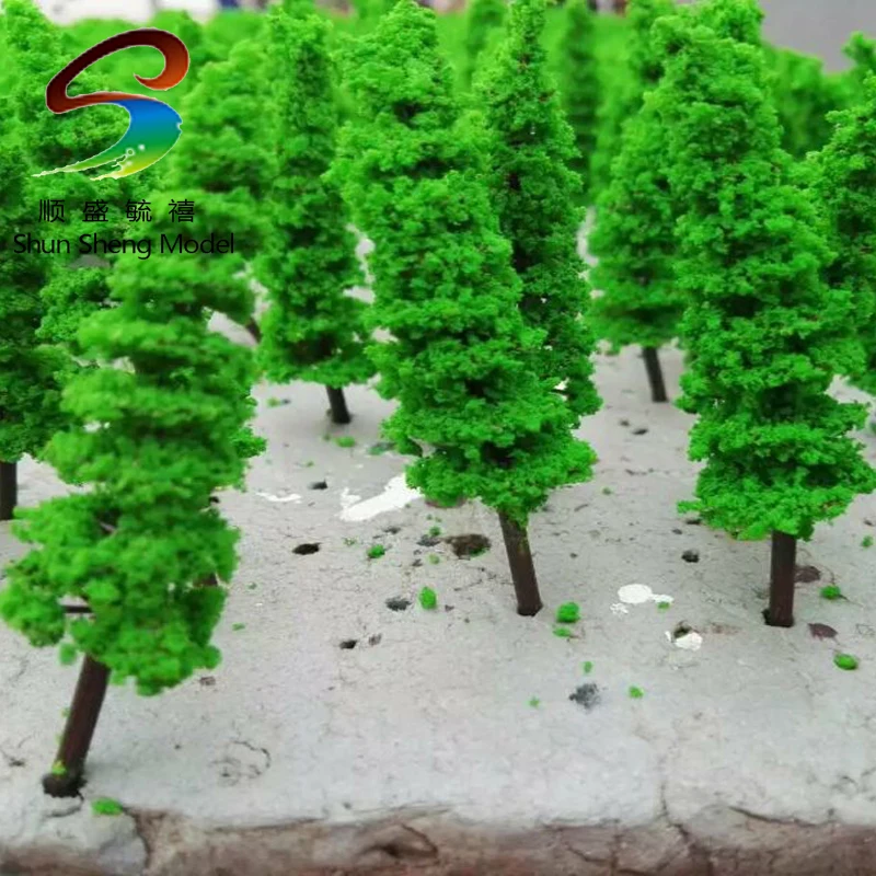 TC50 Layout Model Train Trees Scale 50mm 500pcs