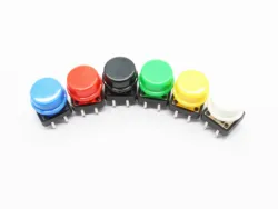 6PCS 12X12MM Big key module Big button module Light touch switch module with hat High level output for arduino usb