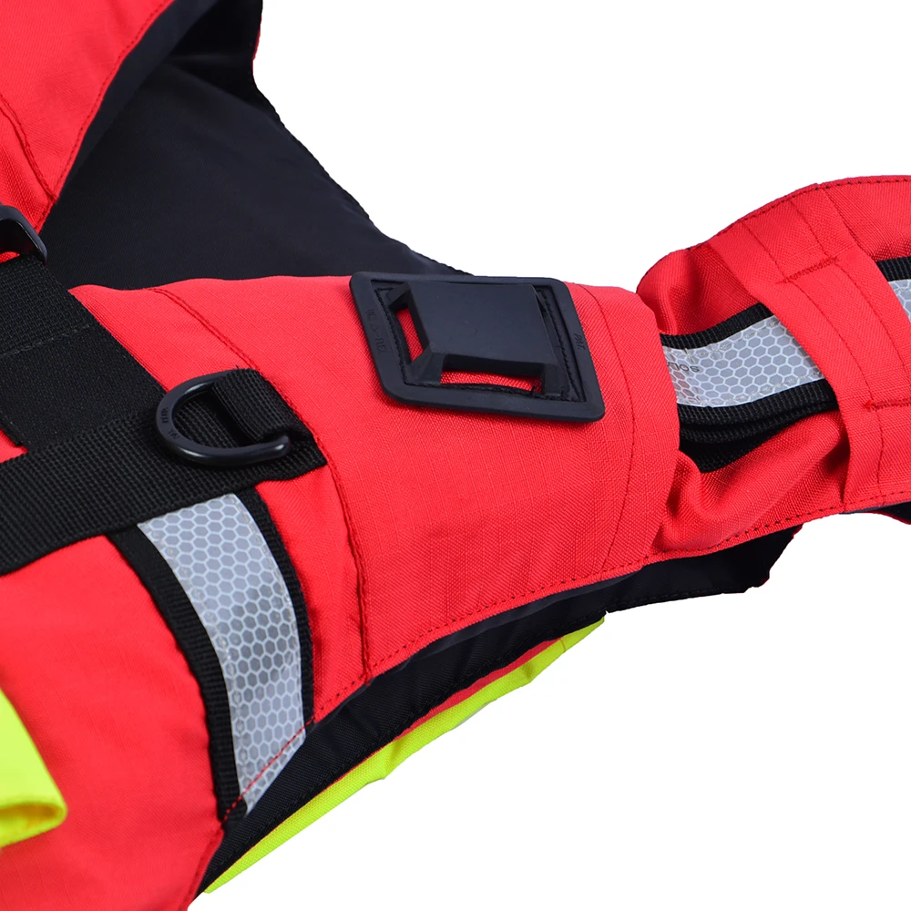 CE Certification Custom Swimming Boating Drifting Life Vest Water Sports Man Rescue Jacket Polyester Adult Life Vest Jacket