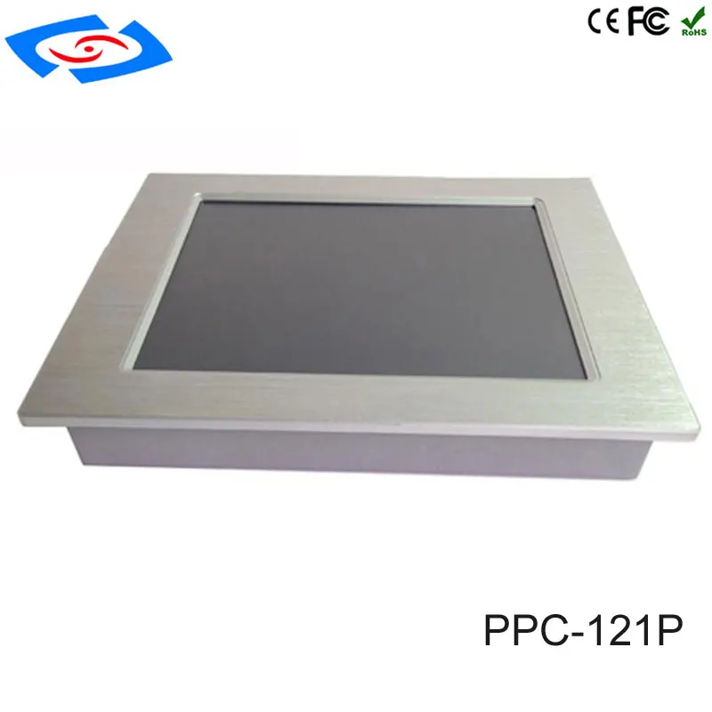 Factory Store Low Price 12.1" Touch Screen Fanless Industrial Panel PC With XP/Win7/Win8/Win10/Linux System Support WiFi/3G/LTE