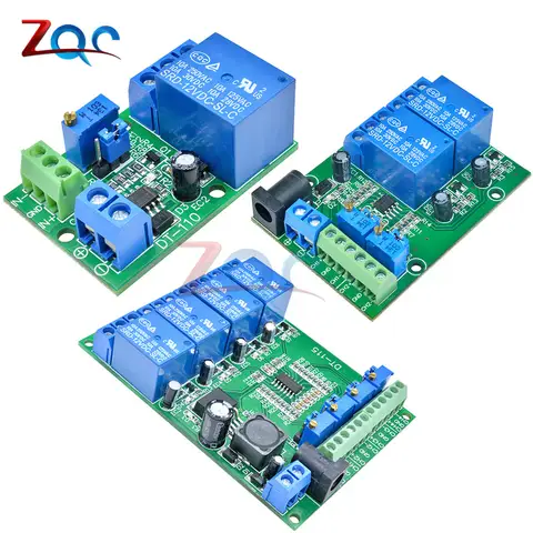 LM393 Voltage Comparator Relay Module 1/2/4CH with 5V/12V/24V Volt Comparison Board for Automotive Circuit Modification Circuit