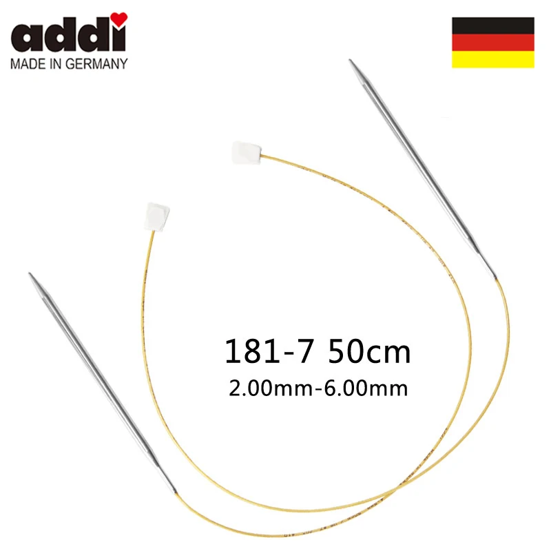 Addi Single Pointed Flexible Knitting Circular Needle 181-7-50cm