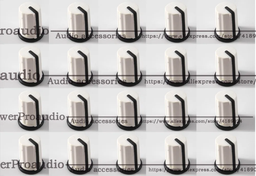 20PCS Replace Knob Cap For Pioneer DJM800 900 2000 NXS,White EQ Rotary Knob - DAA1176 DAA1305 White