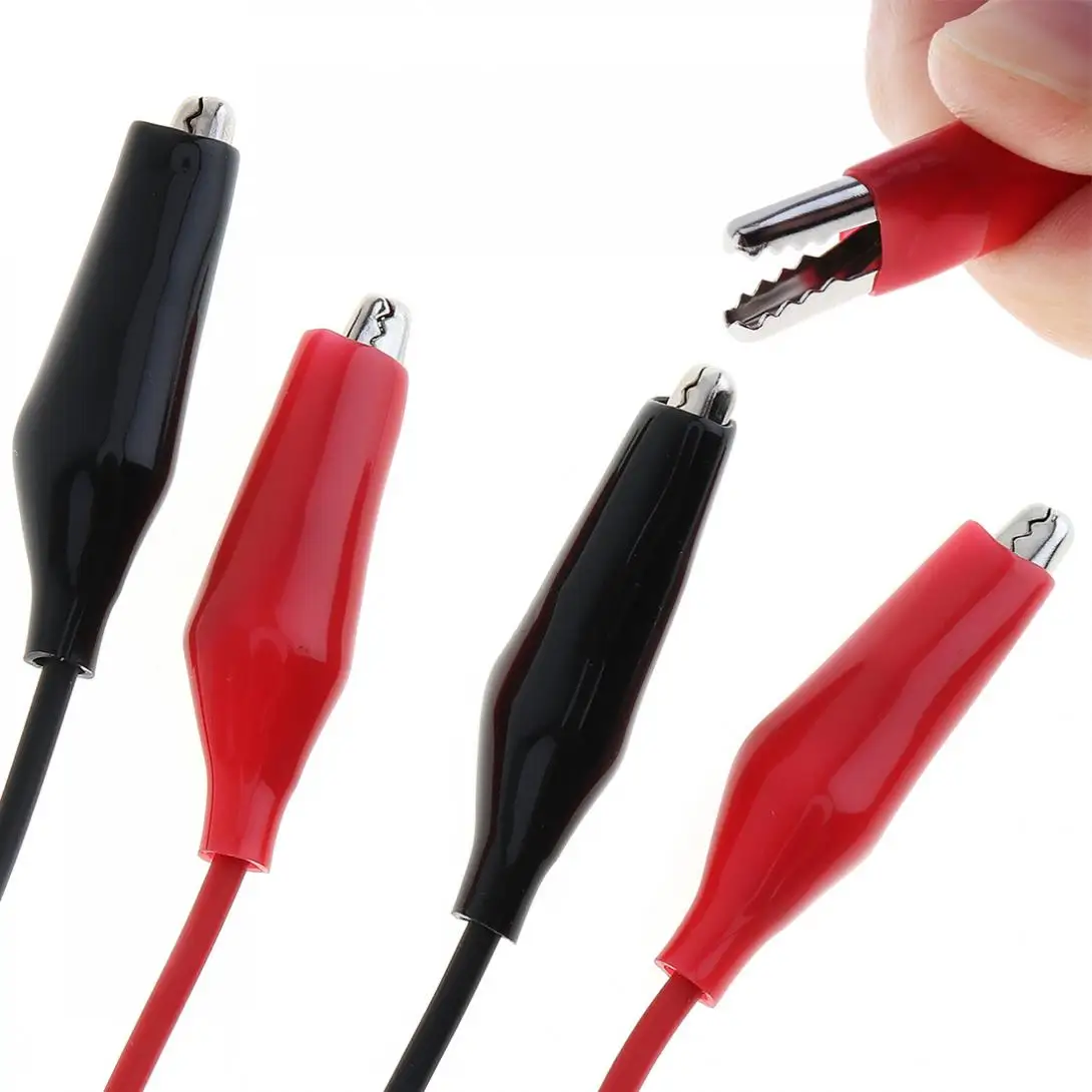 BNC-Clipe Jacaré Duplo para Osciloscópio, Cabo de Sonda de Teste, Acessório de Medição, Q9, Conector macho para 35mm, 2 peças por lote