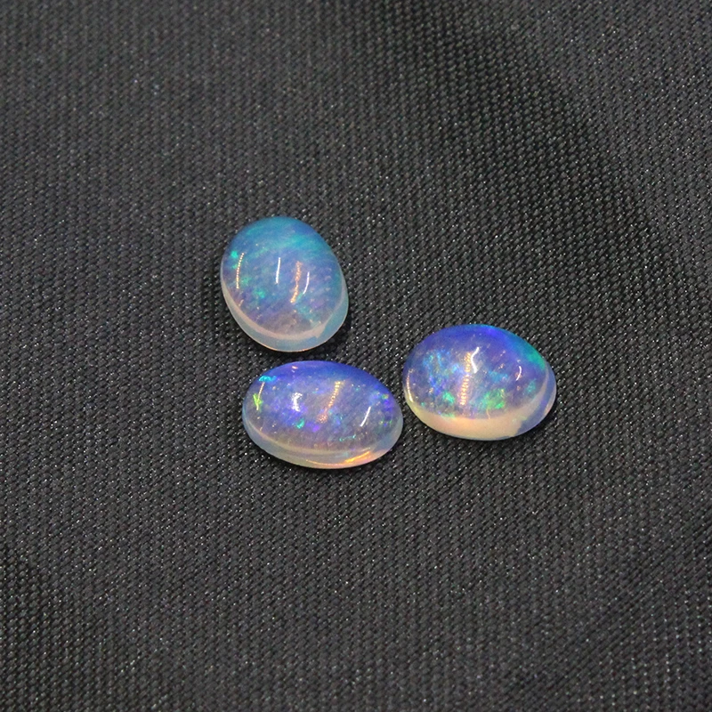 Piedras preciosas sueltas de ópalo natural, 6mm X 8mm, 100% ópalo real, piedra suelta