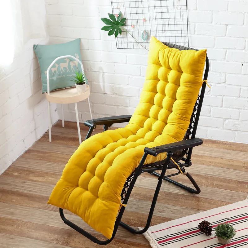 

2022 Long Cushion Reclining Chairs Foldable Rocking Chair Cushion Garden Chair Cushion Window Floor Mat Multicolor Optional