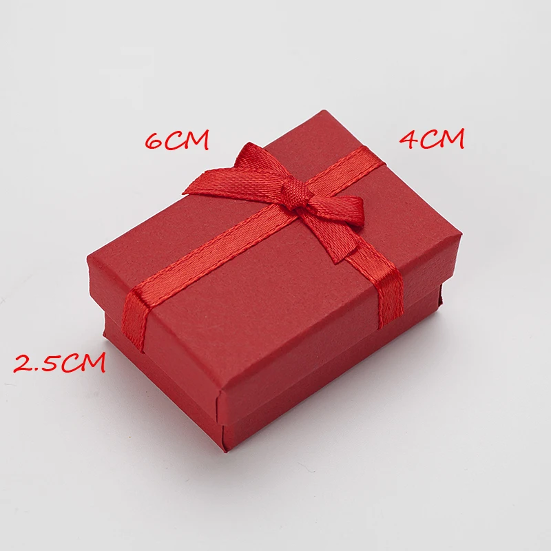 4x6x2.5cm Mini Jewelry Box Multi Colors Rings Gift Boxes Fashion Earrings/Necklace Box Cardboard Display Packaging 40pcs/lot