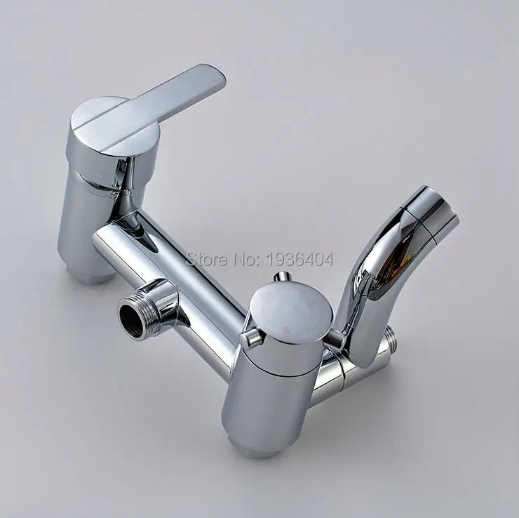 Bathroom Shower Mixer In Wall Shower Faucet Hot and Cold Mixing Valve Chrome Polish Bathroom Shower Set CS1003