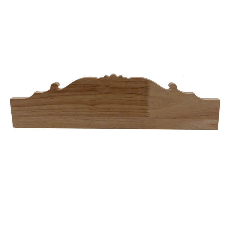VZLX Figurines Woodcarving Decal Pretty Wood Appliques Carved Miniatures Wooden Crafts Furniture Window Decor Home Decoration