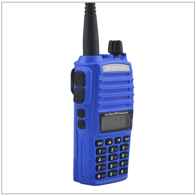 Portable Baofeng Radio UV-82 Walkie Talkie Color Blue Dual Band VHF/ UHF Ham Radio Transceiver Baofeng UV82 w/Free Earpiece