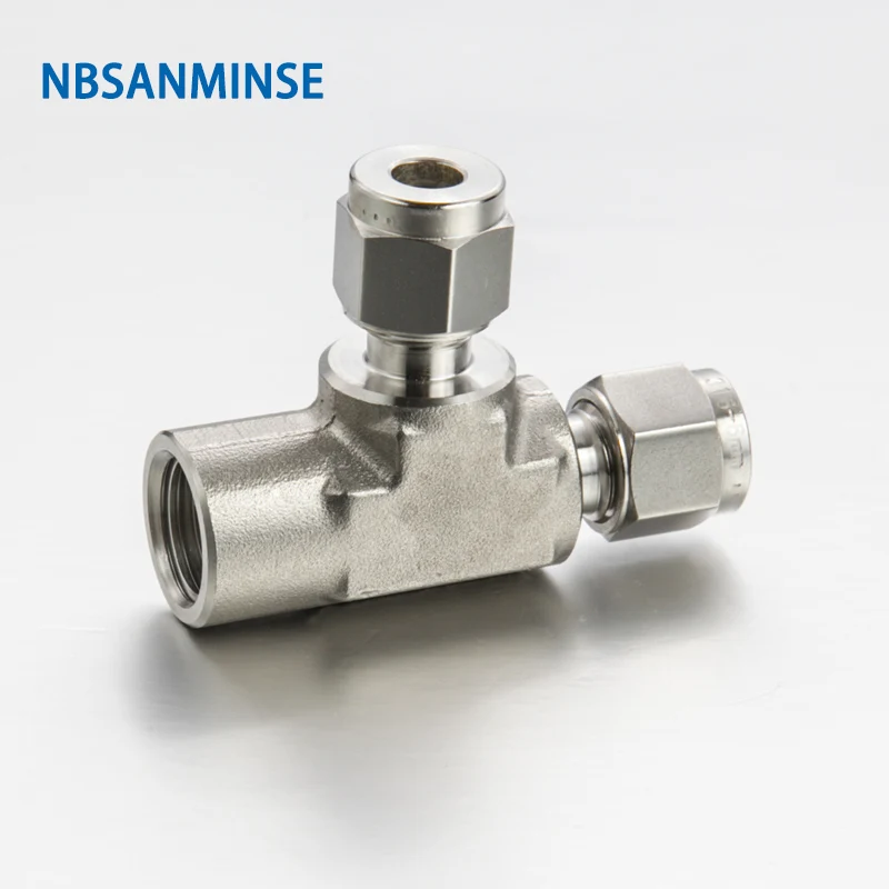 Frt Conector de Acoplamento Fêmea Run t 316l Tubo Encanamento Montagem Alta Qualidade Sanmin Aço Inoxidável Peças Lote