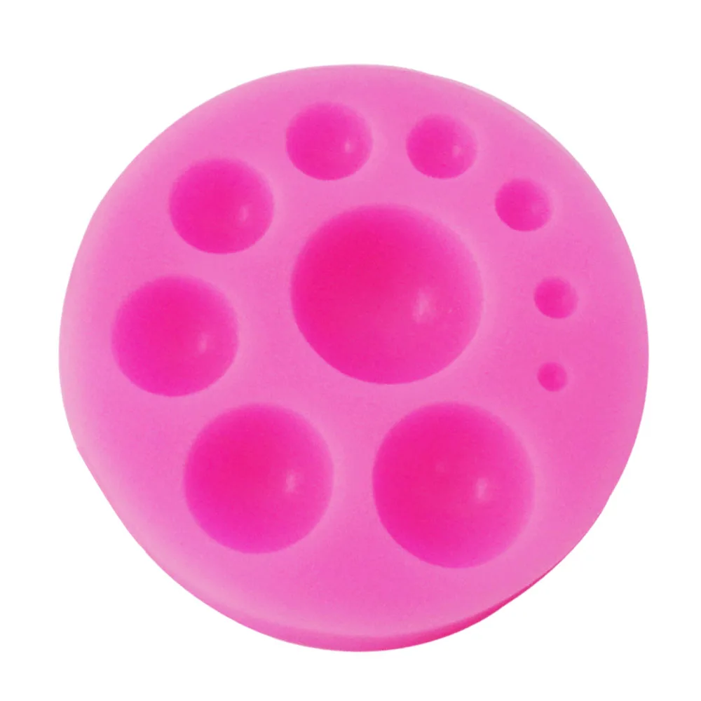 Sophronia New Semicircular Gem Silicone Mould Fondant Gumpaste Candy Cupcake Decorative Cake Border Crafts DIY Pendant Mold M406