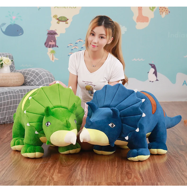 big triceratops toy new creative toy doll gift about 120cm