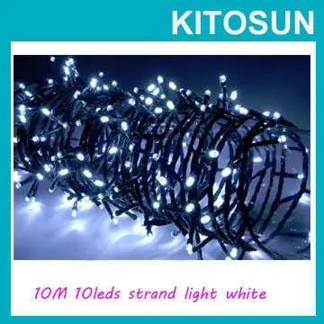 Free shipping!!! Wholesale Multi-color 10M 100 LED String Lights 220/110V LED Christmas decor lights Wedding Decoration Lights