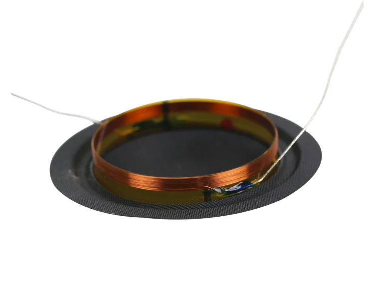 2 Bobine Vocali Per Tweeter 27 Mm Con Diaframma In Seta - Riparazione Altoparlanti