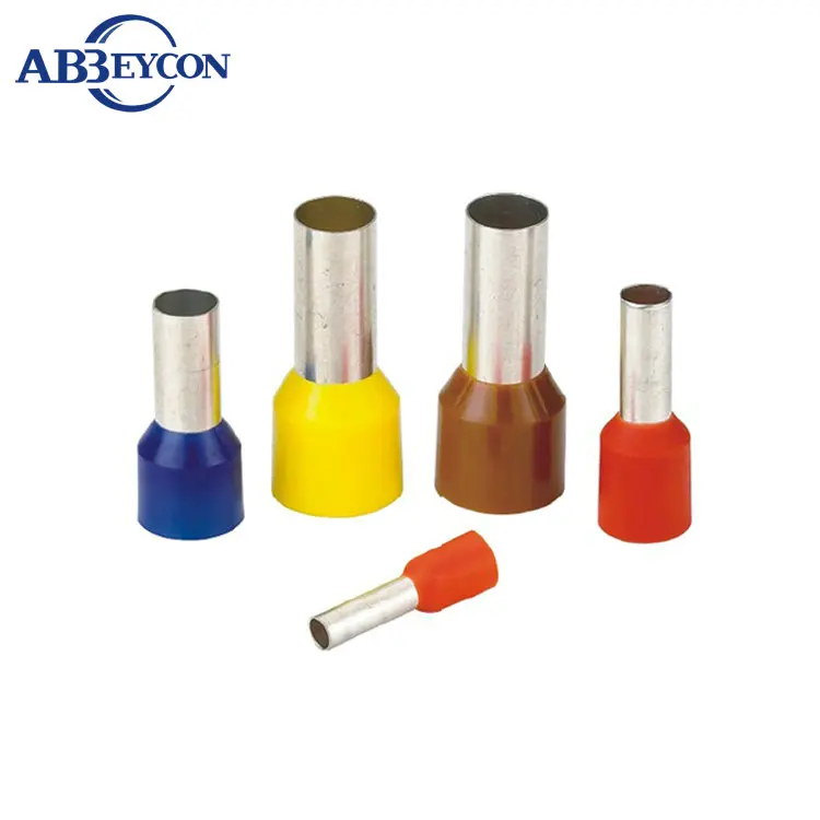 E Tube E6018 Copper Insulation Pipe Insulated Terminal Block Cable Wire Connector 10AWG Tube Insulating Crimp Terminal Connector