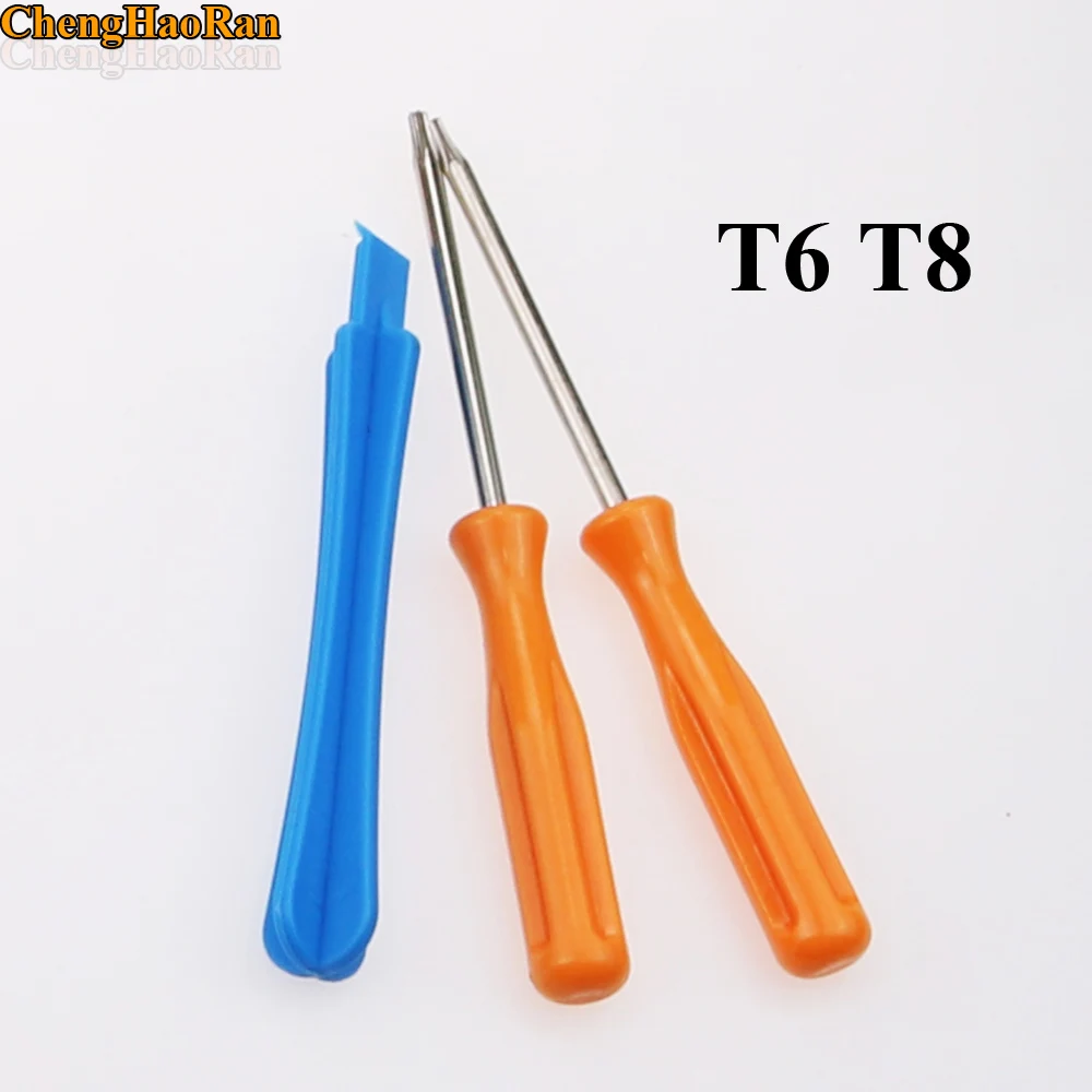 1 set T6 T8 Screwdrivers Repair Tool + Crowbar For Microsoft For Xbox One Elite Controller Replacement LB RB Bumpers Buttons Key