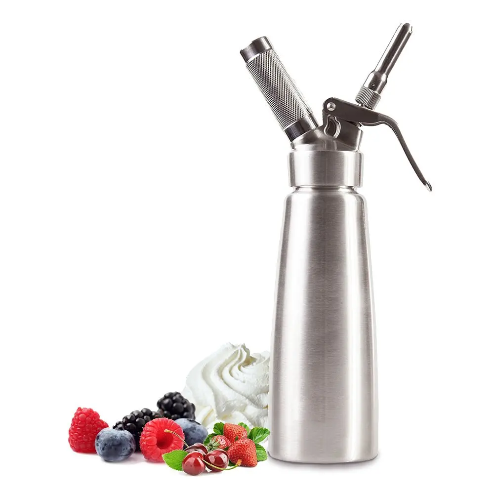 Master Professional Stainless Steel Whipped Cream Dispenser and Head, 1-Litre(1000ml)(Item #284)