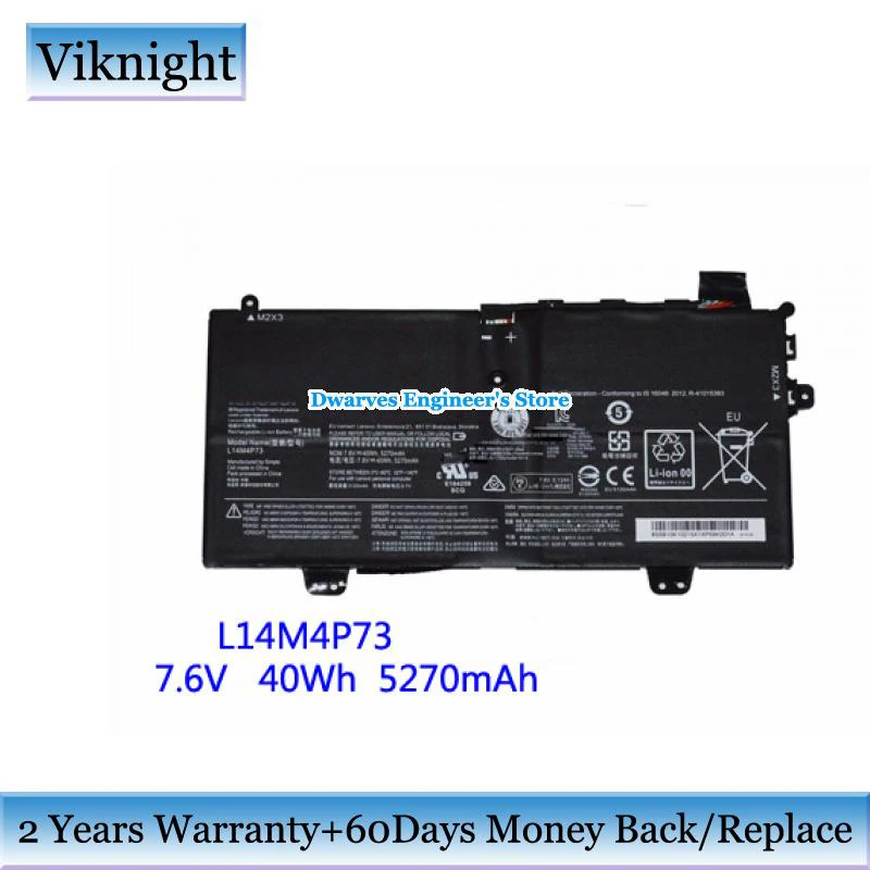 

Genuine L14M4P73 5B10K10215 Li-ion Battery For Lenovo Yoga 700 Series Li-ion Rechargeable laptop Battery Packs 7.6v 40wh