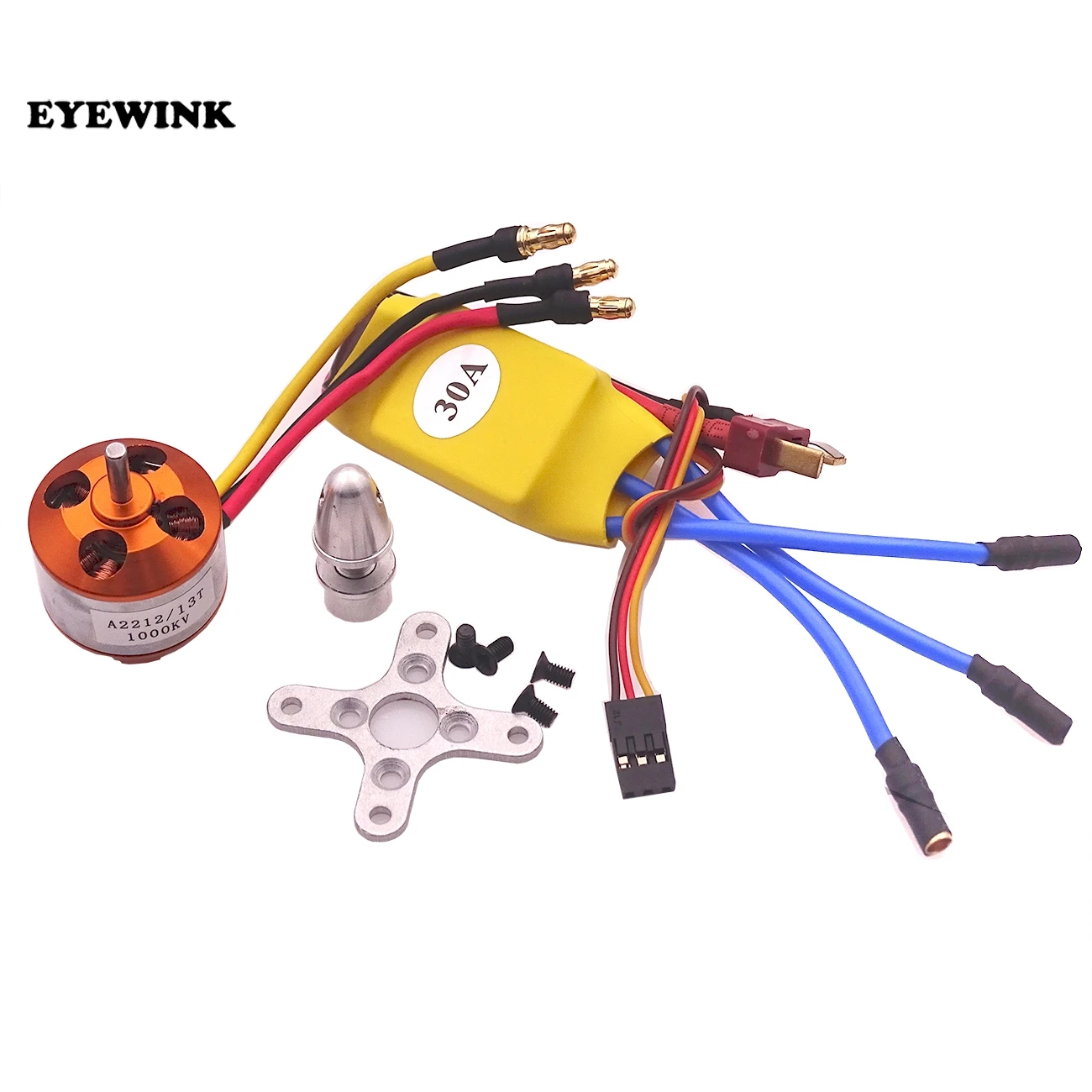 1pcs 13T A2212 1000KV Brushless Motor 30A ESC Combo for Quadcopter F450 Quadcopter F550 RC Hexacopter 4-axis Copter