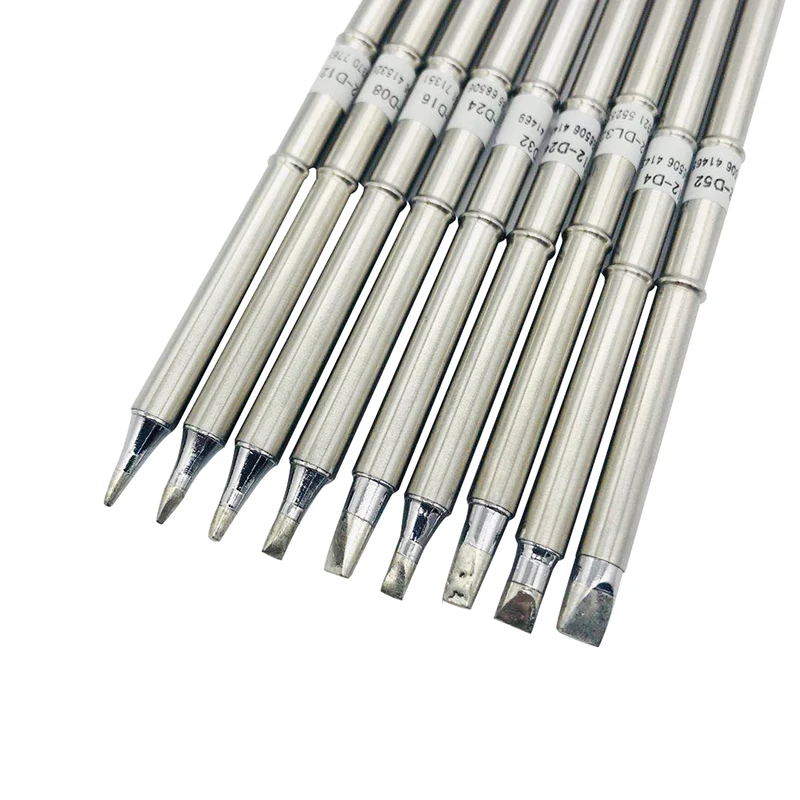 T12 D Series Soldering Solder Iron Tips T12 Series Iron Tip For Hakko FX951 STC AND STM32 OLED Electric Soldering Iron