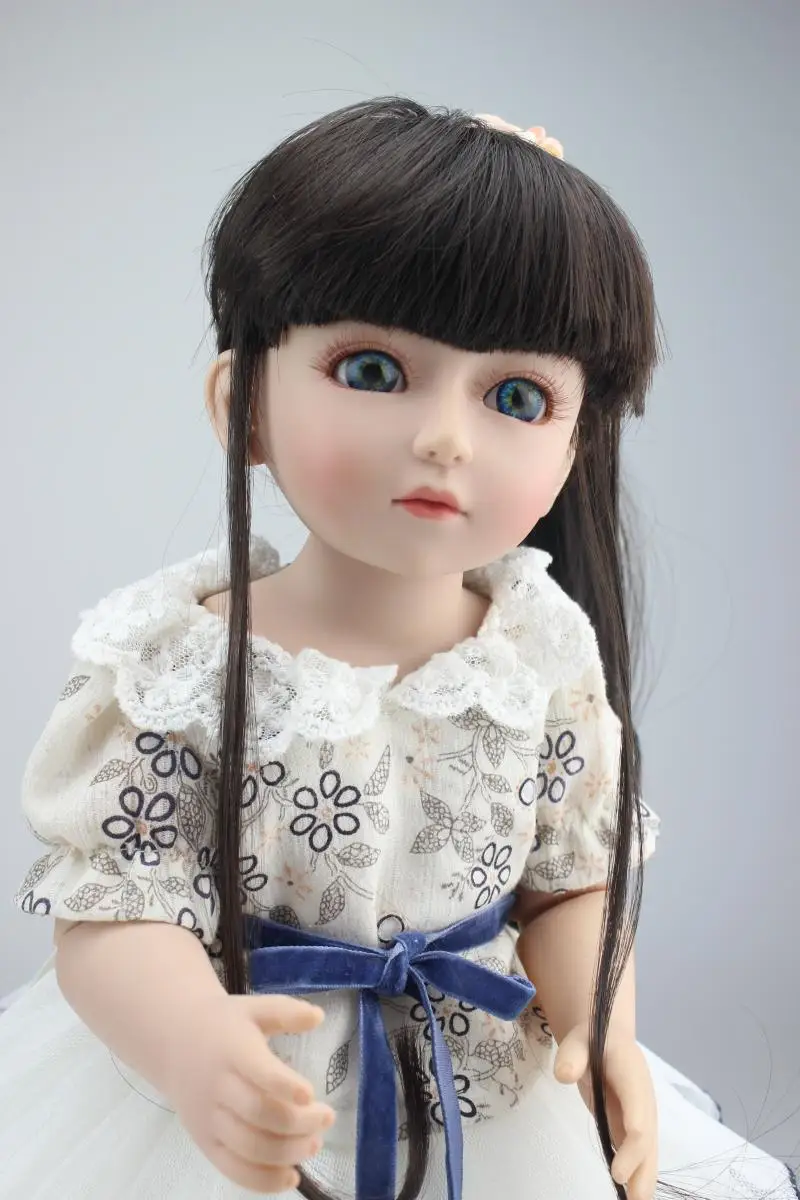 

18 inch reborn-dolls-babies SD/BJD silicone reborn baby toys Dolls 45 cm SD born Doll princess for girls bjd doll Children