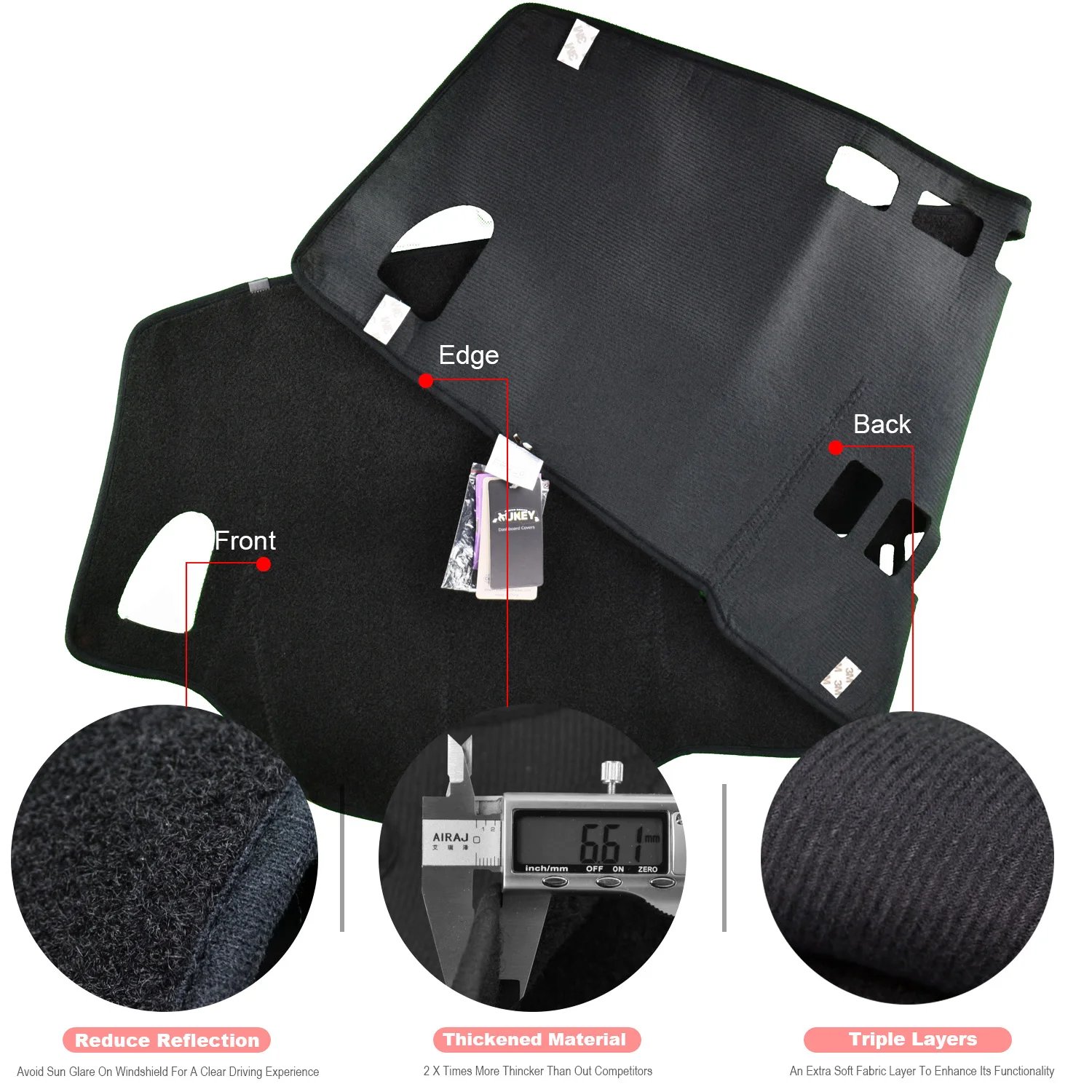Xukey Fit For Nissan Versa Tiida C11 2007 2008 2009 2010 2011 Dashboard Cover Dashmat Dash Mat Pad Sun Shade Dash Board Cover