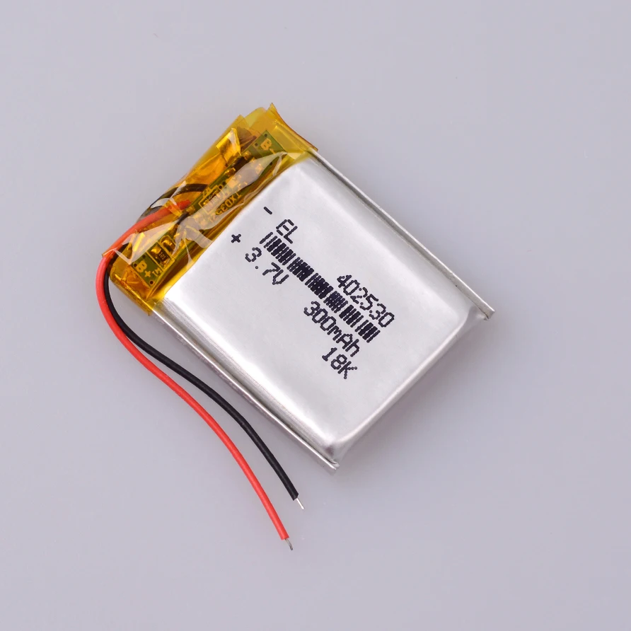 3.7V 300mAh 402530 akumulator litowo-jonowy do odtwarzacza Mp3 słuchawki rejestrator