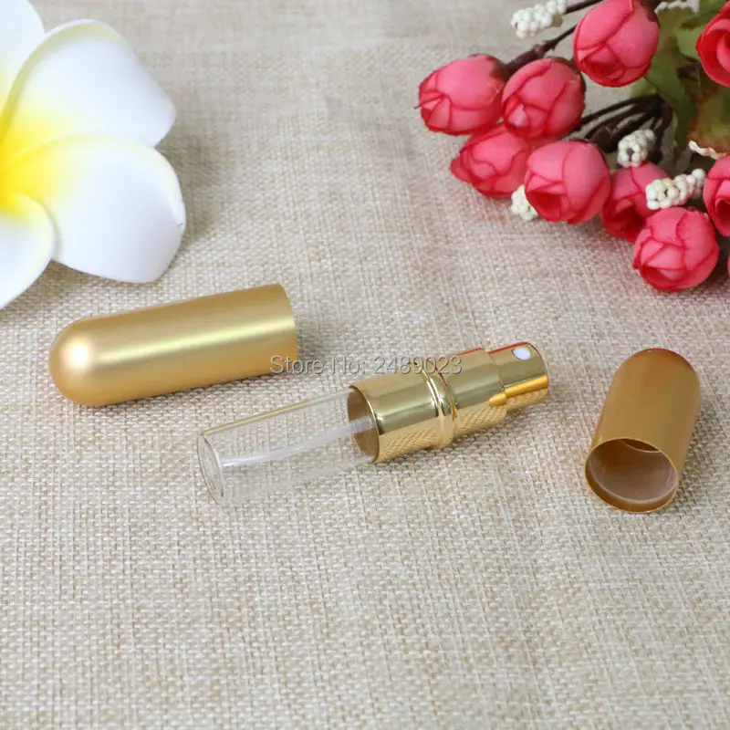 6Ml Lọ Di Động Hoa Mini Du Lịch Bình Xịt Nhôm Atomizer Trống Parfum Chai Hộp Đựng Mỹ Phẩm 7 Cái/lốc