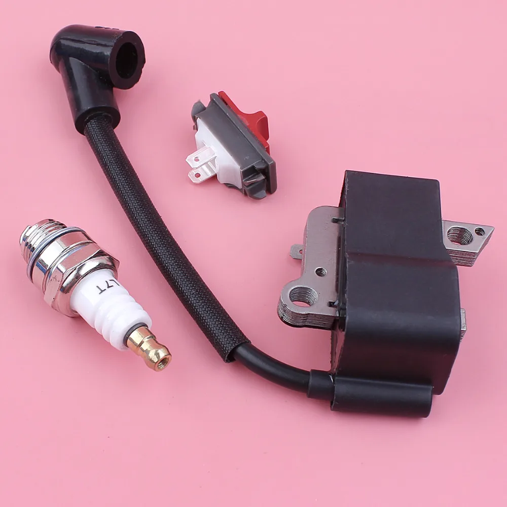 Ignition Coil Stop On Off Switch Spark Plug Kit For Husqvarna  235R 232R 225R 232L 240RJ 227R 235FR Trimmer Accessories