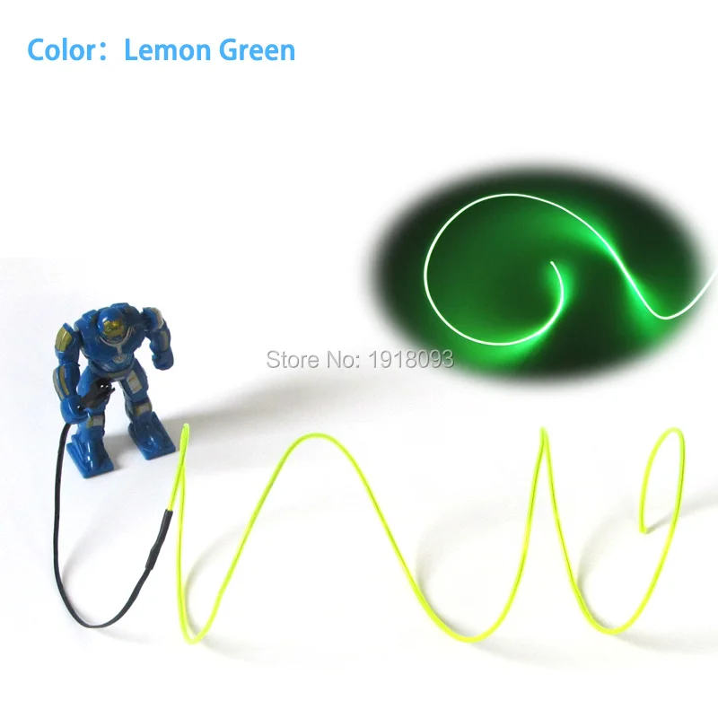 Novelty Lighting 1.3mm 5Meter EL Wire Glowing Product Neon Cold Lights For Festival decoration