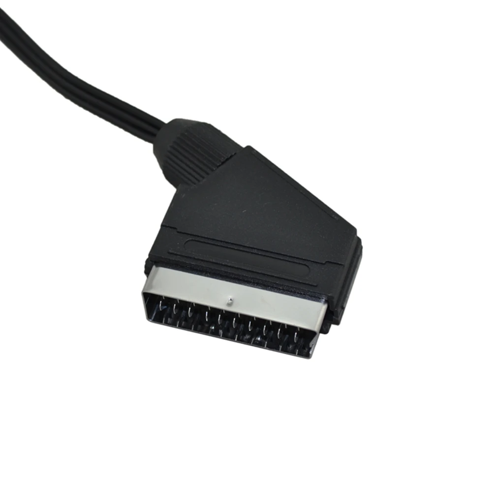 High Quality 1.8m RGB 3RCA To Scart Audio Video Cable for NES for FC