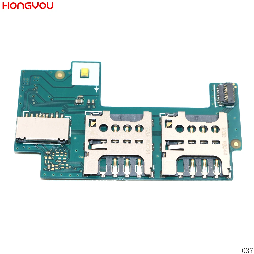 SIM Card Reader Holder Tray Slot Socket Contact PCB Board Flex Cable For Sony Xperia C S39H S39C C2305 C2304