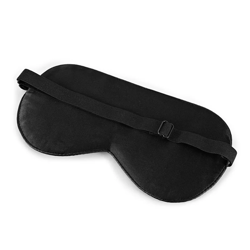 High-quality pure silk eye mask cover for men breathable 100% mulberry silk eye cover mask for sleep copertura per gli occhi