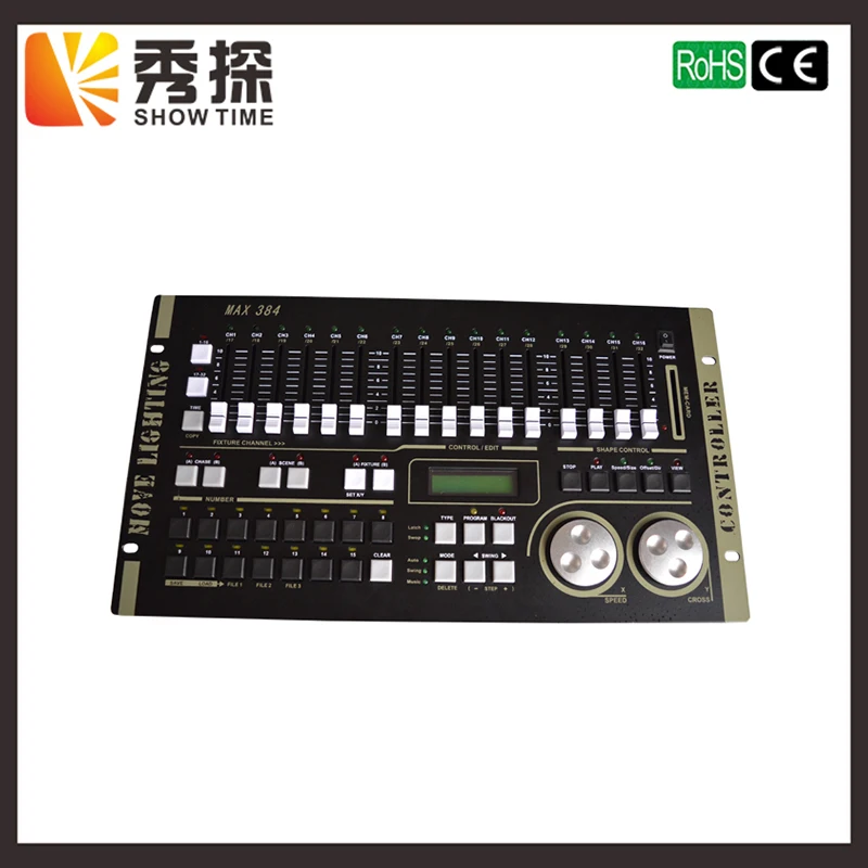 SHOW TIME Max 512 DMX Controller Stage light MAX 512 Master console for XLR-3 led par beam moving head light stage effect light