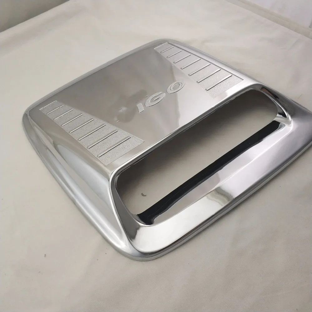 New Red Font car parts Car Accessories ABS Chrome Bonnet Hood Parts For Toyota Hilux VIGO 2005-2014 Automobile hood