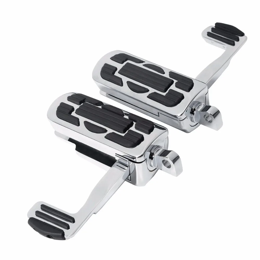 

Motorcycle 10mm Universal Footrest Pegs Pedals For Harley Sportster Dyna Electra Glide Road King XL 883 1200