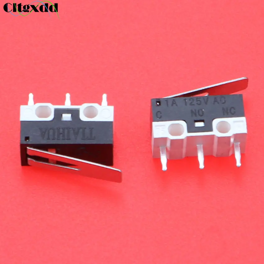 Cltgxdd 1Piece Limit Switch Push Button Switch 1A 125V AC Mouse Switch 3Pins Micro Switch