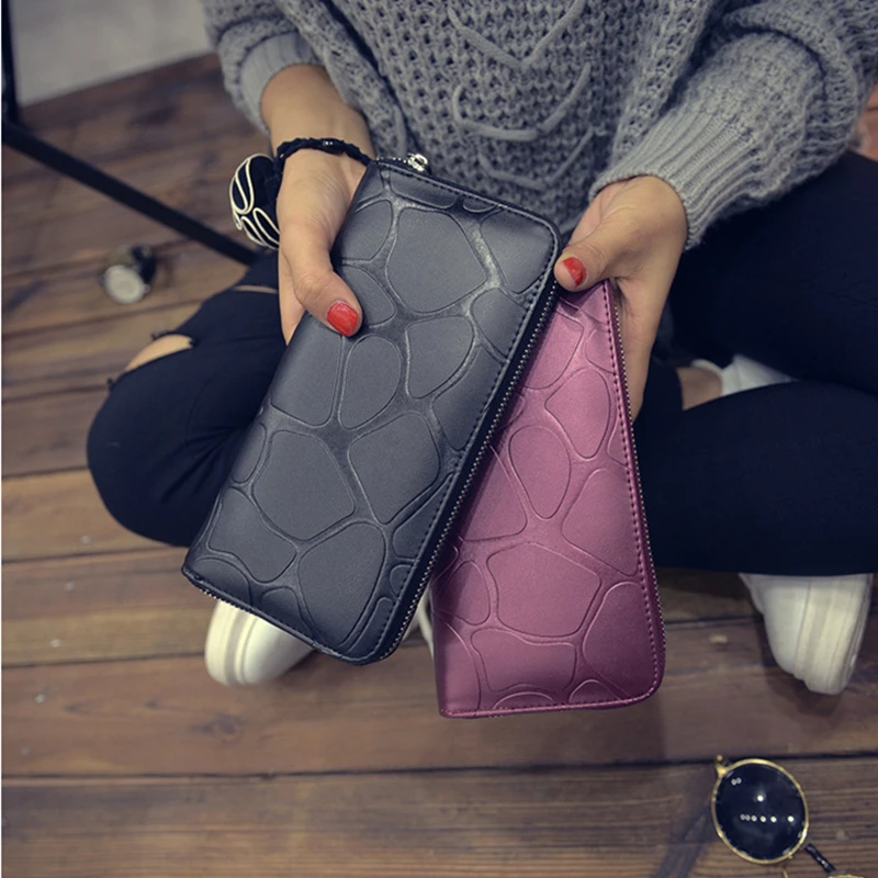 

Women Wallet New Women's Long Wallets Zipper Wallet Women Handbag Mobile Phone Package Carteira z846