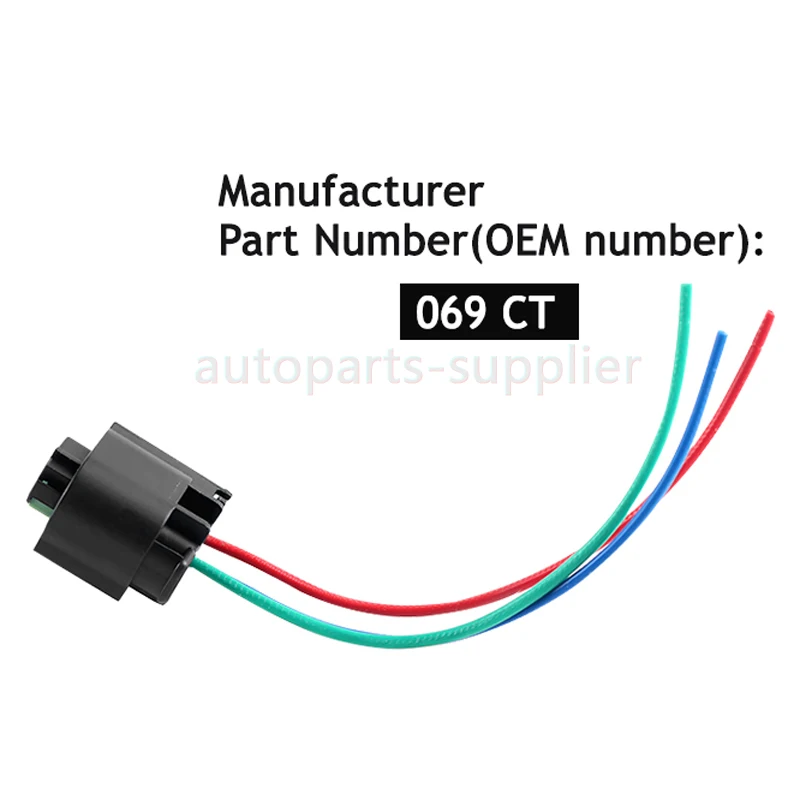 

YAOPEI 3 pins PDC Parking Sensor Stecker Cable Fits 9663821577 5HX08SW1AA 25723406 30765108 1379729