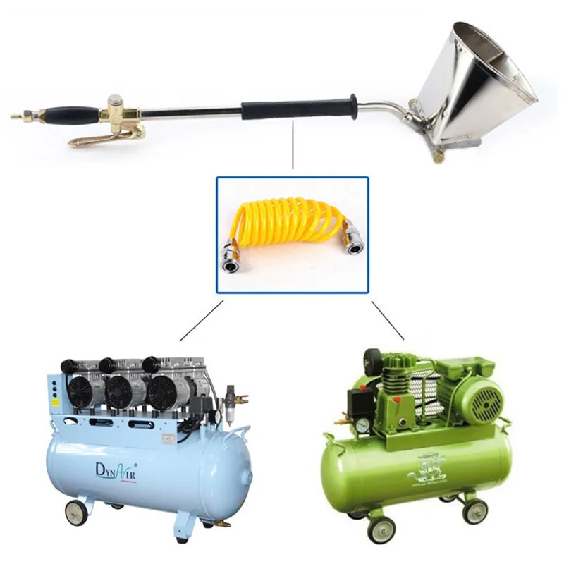 Cement Slurry Spraying Gun Spraying Machine, Wall Spraying Cement Spraying Putty Powder airbrush Large Capacity Quick Feeding.