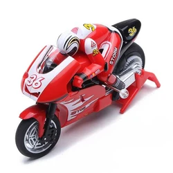 Create Toys 8012 RC Motorcycle 2.4G 3CH 1/20 Scale Mini RC Motorcycle Remote Control Bike Toy RTF Christmas Children Kids Gift