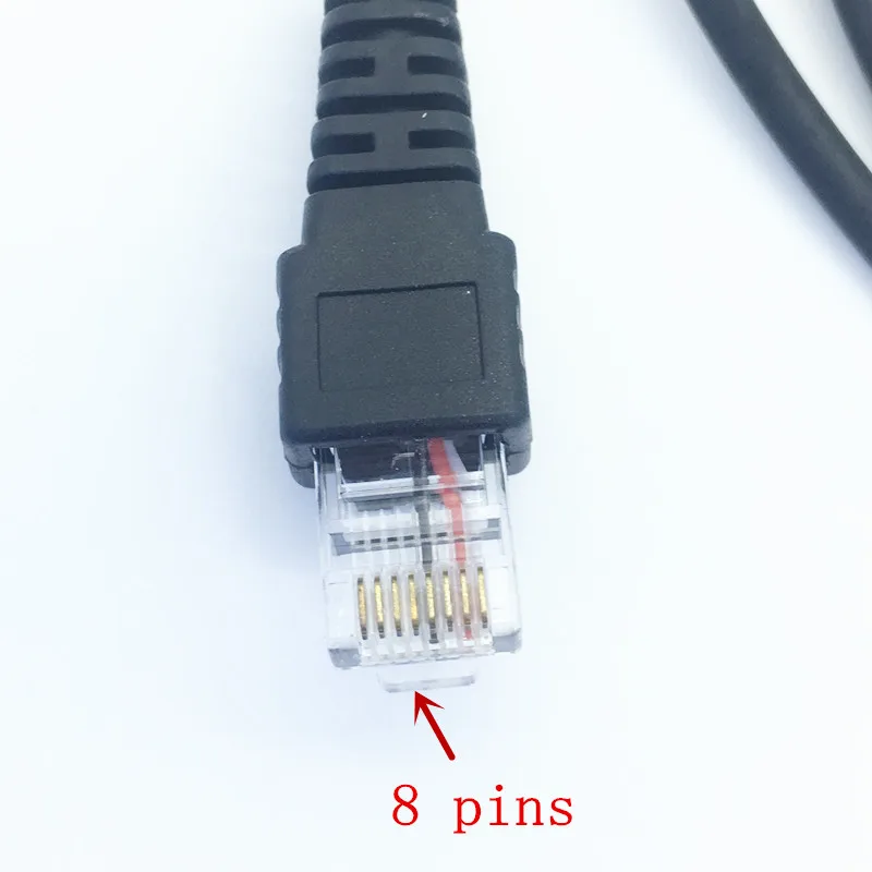 Cabo de programação usb, 8 pinos, para yaesu vertex ft2500 wireless