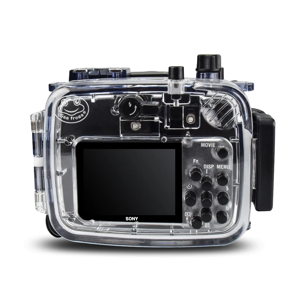 Seafrogs 60m/195ft Underwater Camera Waterproof Case Scuba Diving Housing for Sony RX100 VI Mark 6 Photography