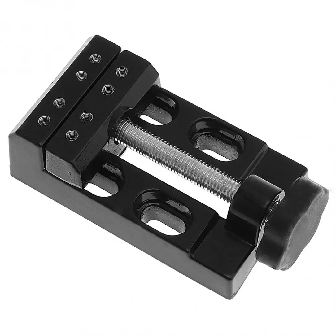Mini Black Aluminum Alloy Jaw Bench Clamp Drill Press Vice Micro Clip for Clamping Table / Water Pump Bench Clamp Hardware