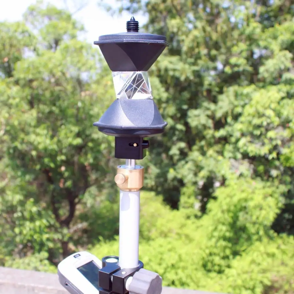 New Model 360 Degree Silver Plated Reflective Prism For Lei-ca Total Stations