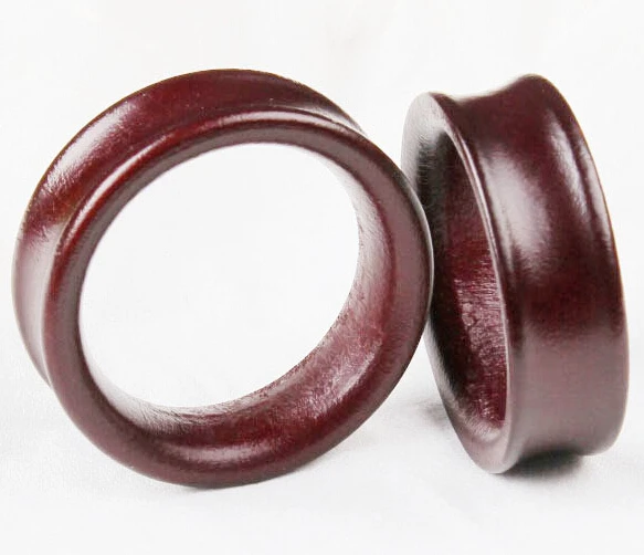 

Factory sales wholesales 140pcs mix 8-20mm brozen wood ear plug taper streacher flesht tunnel earring body jewelry
